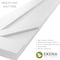 Ekena Millwork True Fit PVC San Carlos Mission Style Fixed Mount Shutters, White, 12W x 26H, PR TFP001SC12X026WH - alternate 6